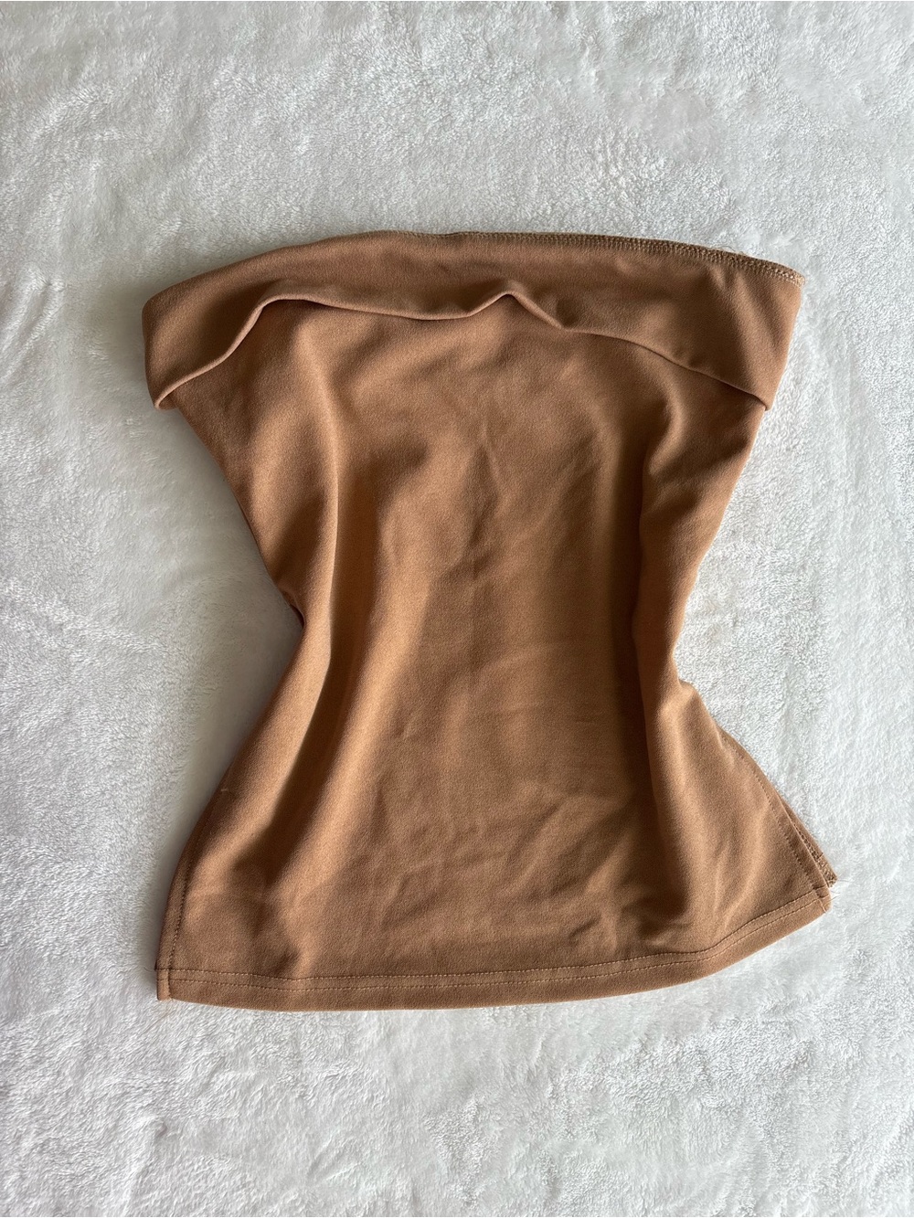 💌 Tan strapless tube top